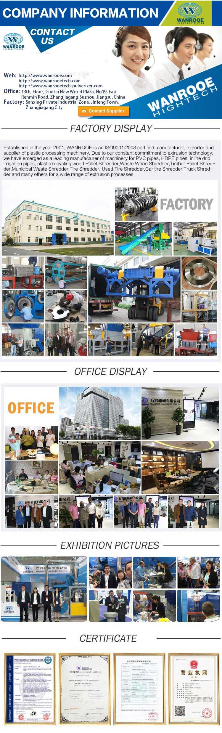 100-1000kg/H Waste Plastic PP PE BOPP Film Plastic Crushed Material Pelletizing Machine