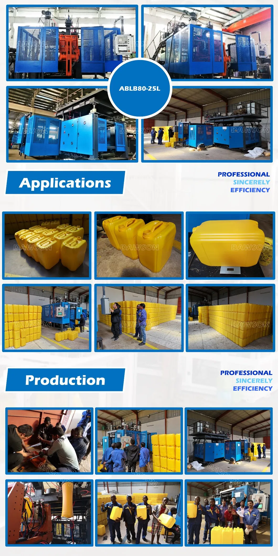 15L 20L 25L HDPE Jerry Can Manufacturer Automatic Production Line High Quality Blowing Machine