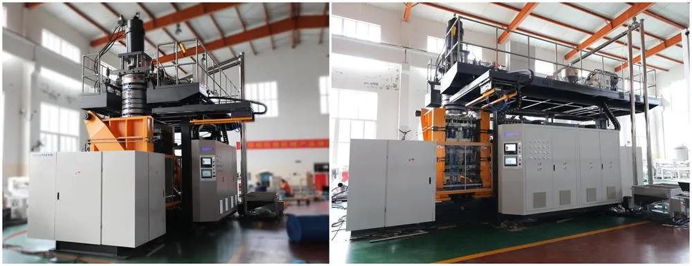 200L Two Layer Double Ring Plastic Drum Chemical Barrel Blow Molding Machine /Extrusion Blow Molding Machine