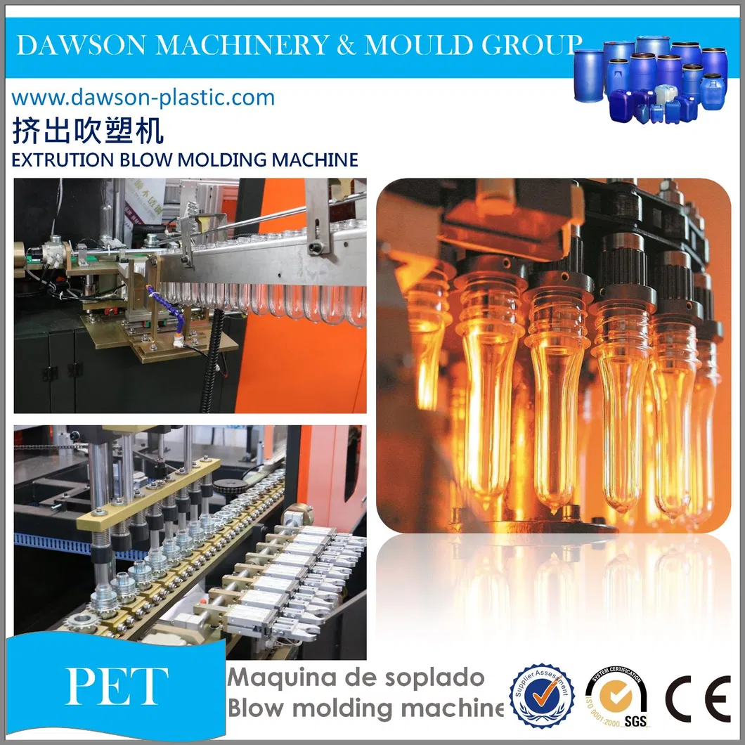2L Eight Die Head Automatic Stretch Blow Molding Machine