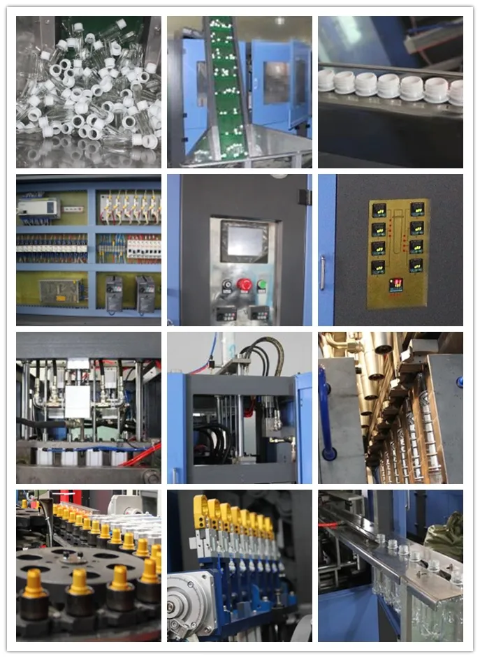 4 Cavity Plastic Automatic Pet Plastic Water Beverage Bottle Blow Molding Making Machine
