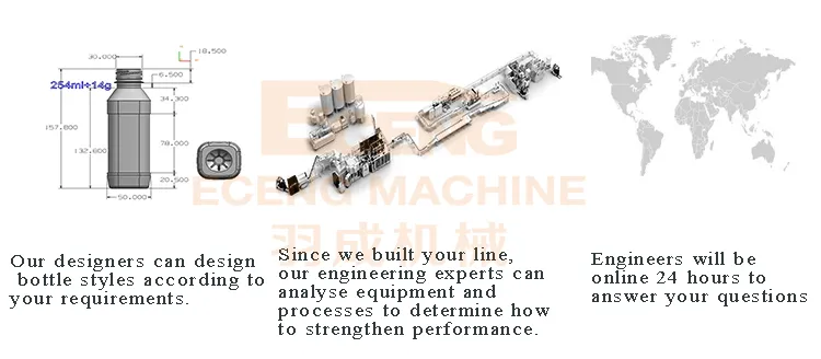 500ml 1L 2L 4 Cavity Pet Stretch Bottle Blow Moulding Machine Price Auto Bottle Blowing Machine