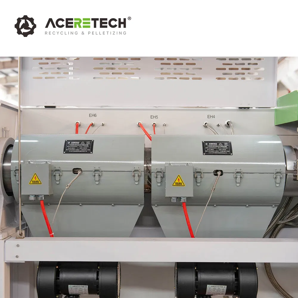 Aceretech Low Price Used Plastic Flakes Pelletizing Line Extrusion Machine