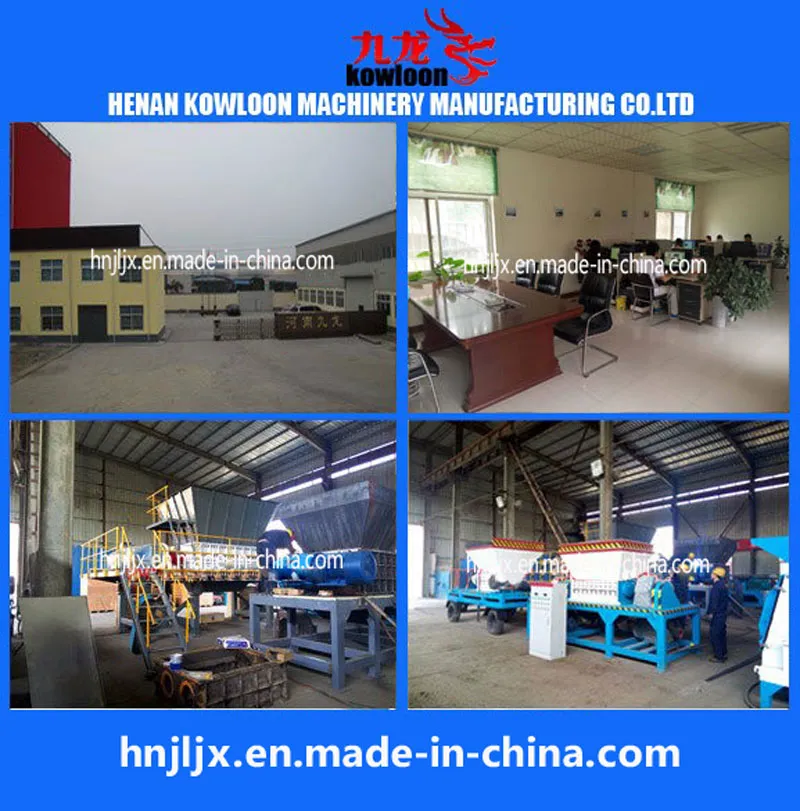 Ce Approved Double Shaft Shredder
