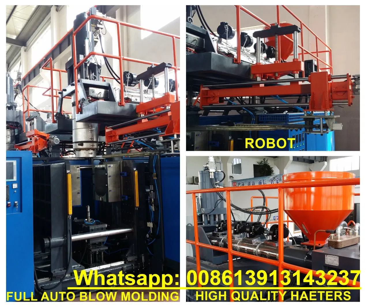 Ce Approved HDPE Blow Moulding Machine for Making 10~30L Jerry Cans