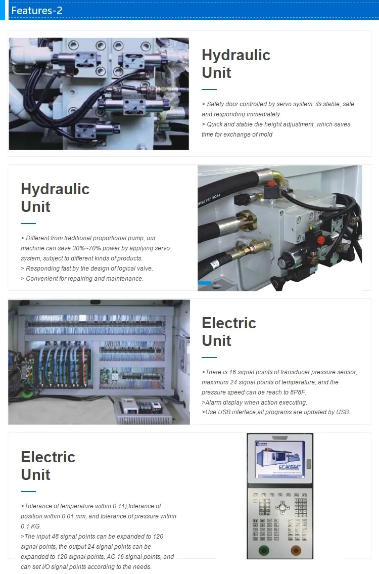 CF-1300b Hot Sale Machines Injection Moulding Machinery for Wholesales