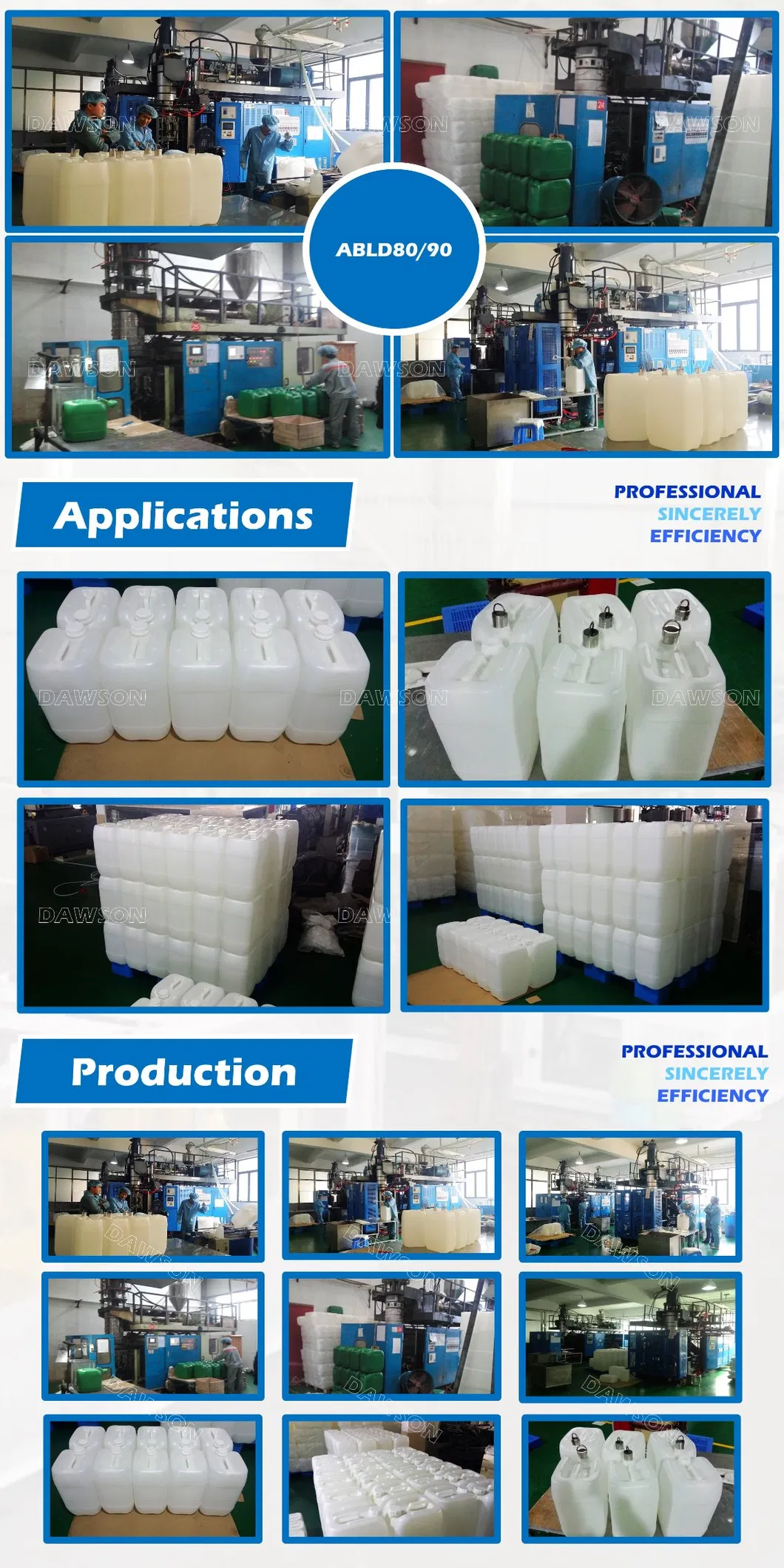 China 50L 60L HDPE Drums Open Top Double Ring Drum Extrusion Blow Molding Machine