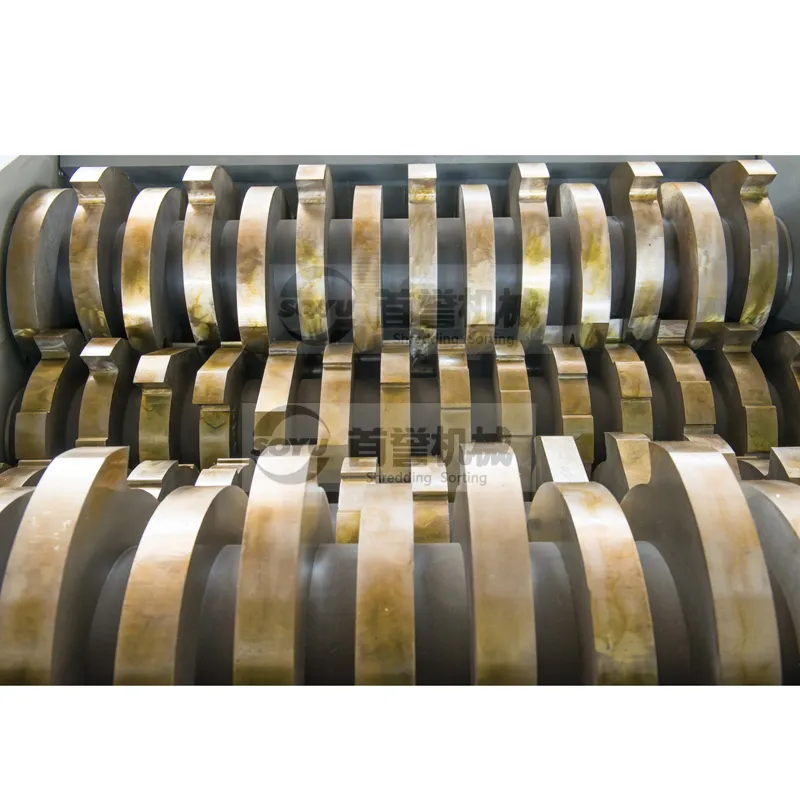 Commercial Scrap Copper Wire Shredder/Four Shaft Shredder