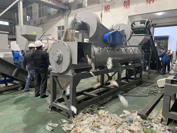 Efficiency Label Separator PET Bottle Label Remover Machine