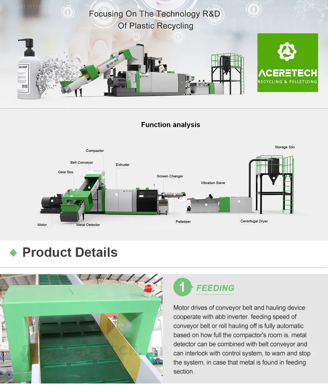 Factory Supplier Recycling Machines Plastic Bottle