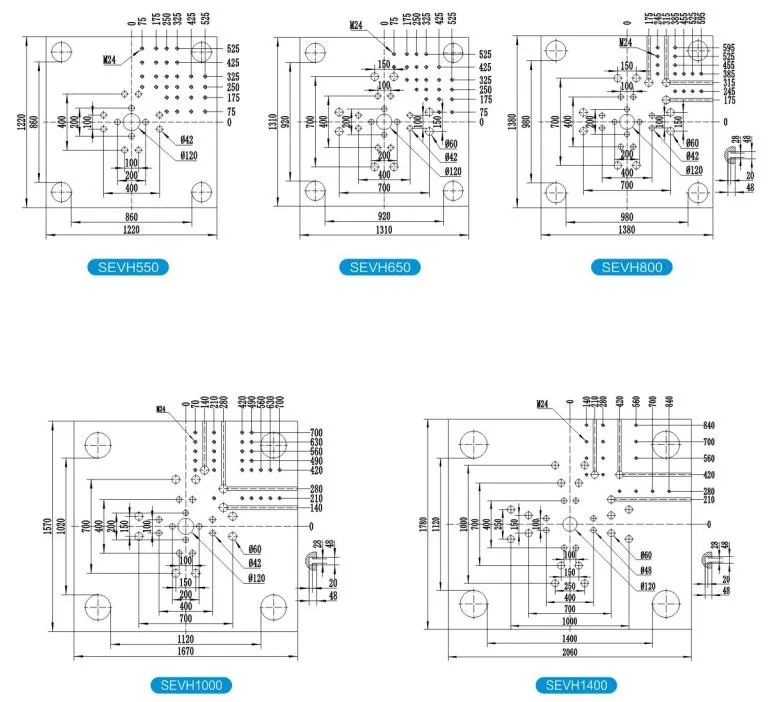 Fully Automatic Injection Molding Machine Plastic Machinery for Chair Making with CE