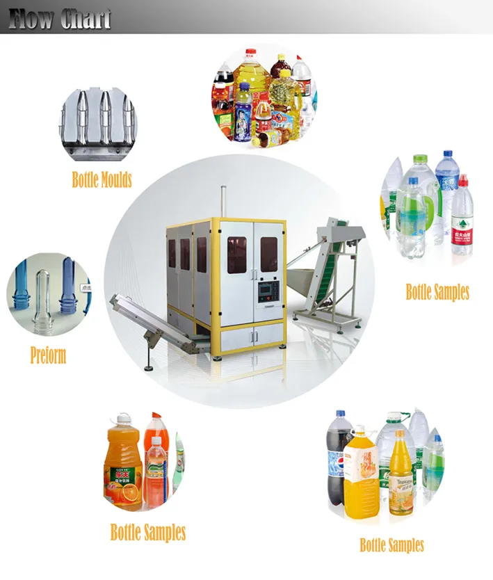 Fully Automatic Pet Bottle Blow Molding Machine Plastic Blowing Moulding Machine Made in China