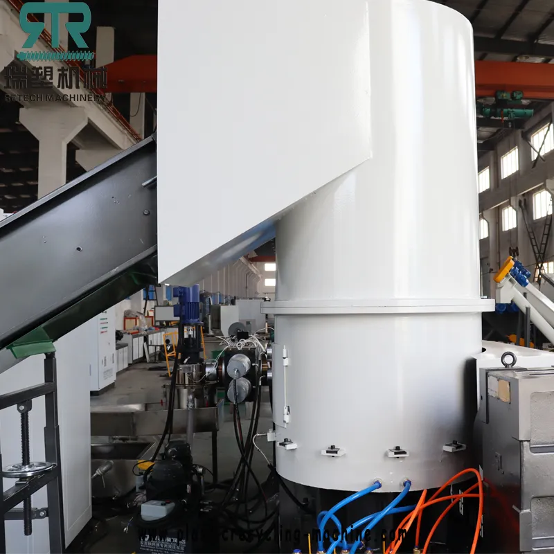 HDPE LDPE Multiple Layer Film Recycling Pelletizing Machine Plant with Vacuum Degassing