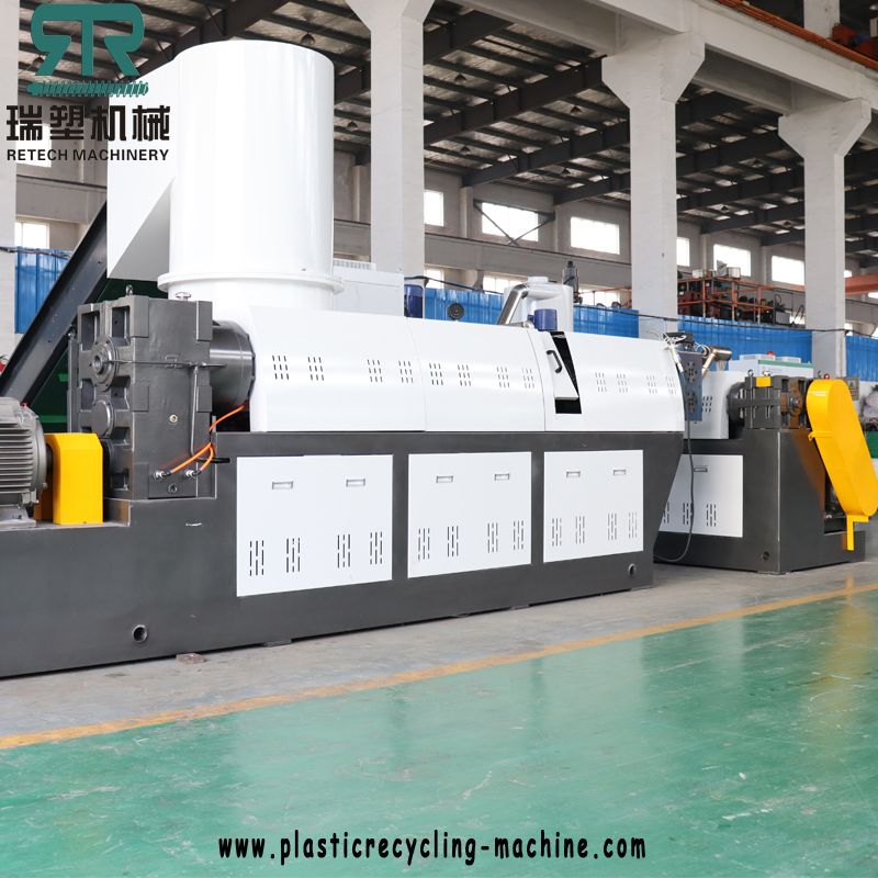 HDPE LDPE Multiple Layer Film Recycling Pelletizing Machine Plant with Vacuum Degassing