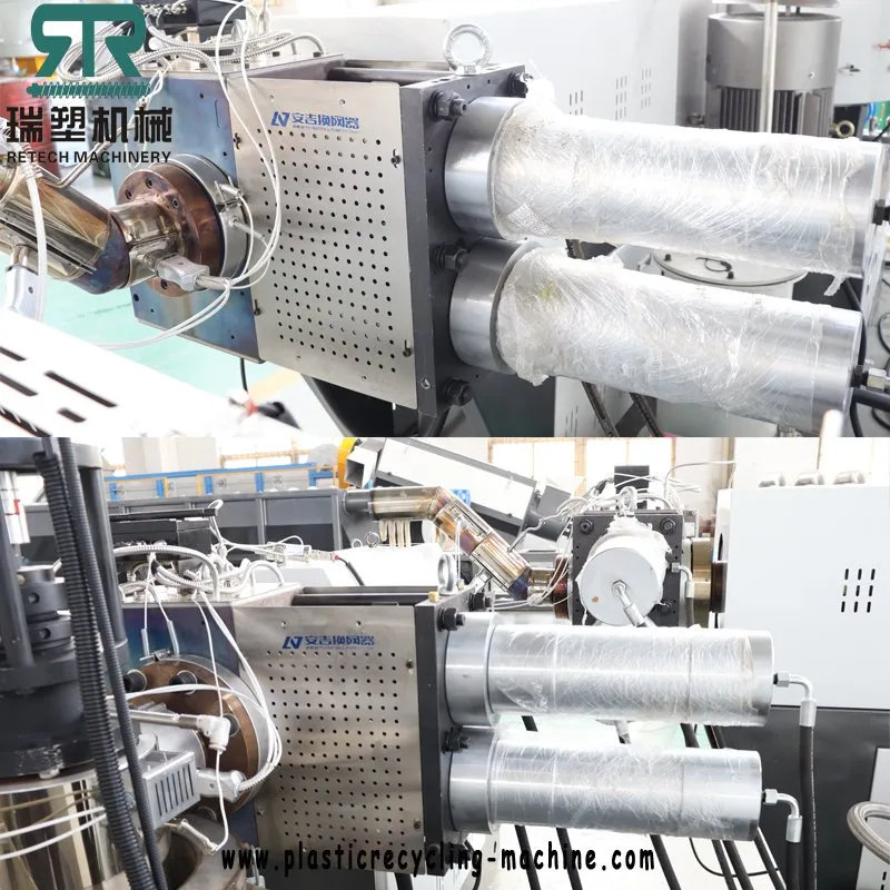 HDPE LDPE Multiple Layer Film Recycling Pelletizing Machine Plant with Vacuum Degassing
