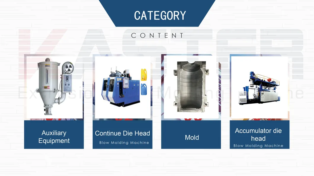 HDPE PP Plastic Extrusion Blow Molding Machine (KST200)