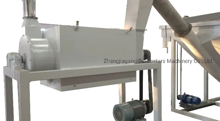 High Capacity Pet Bottle Flakes Recycling Washing Machine Line
