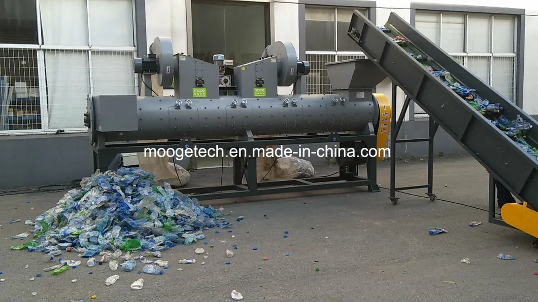 High quality PET Plastic Water bottle label removing / remover machine