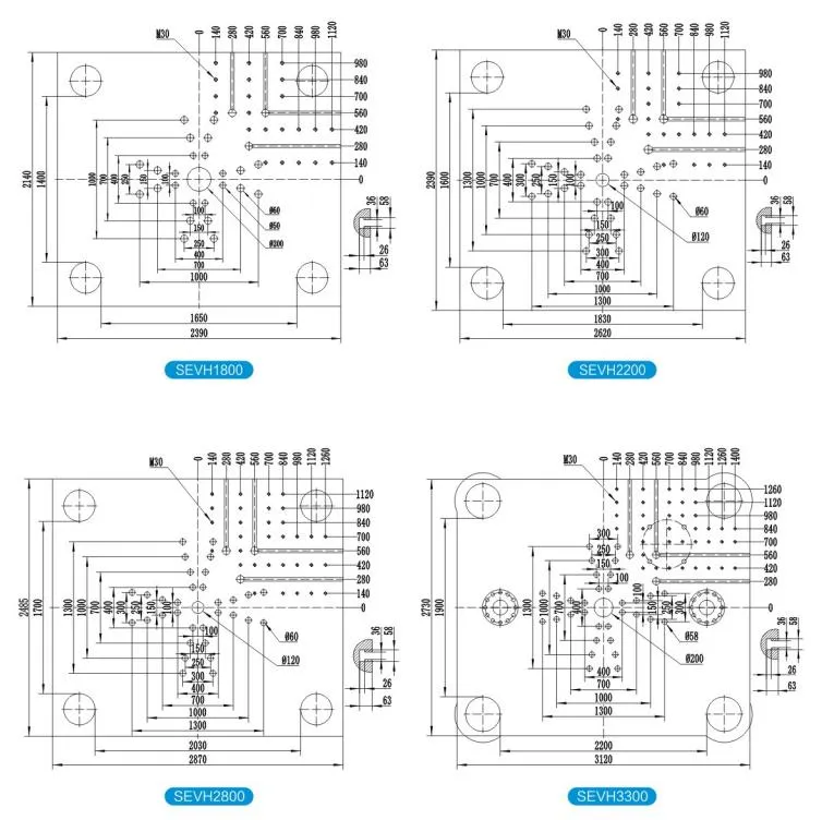 High Standard Injection Molding Machine Plastic Machinery for Plastic Crate Basket Container