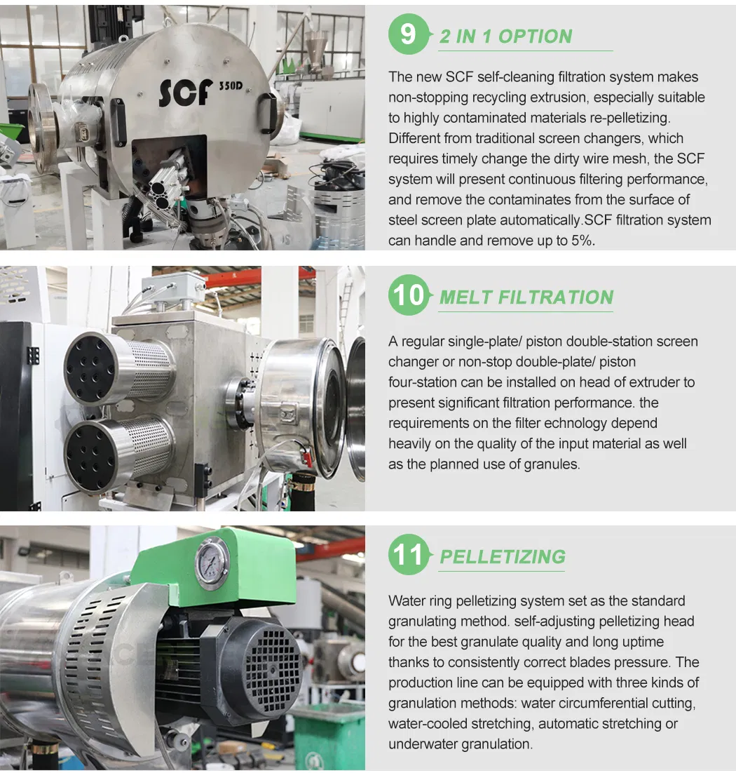 Hot Sale Fully Automatic Lumps/Board / Pipes Shredder Crusher Granulator