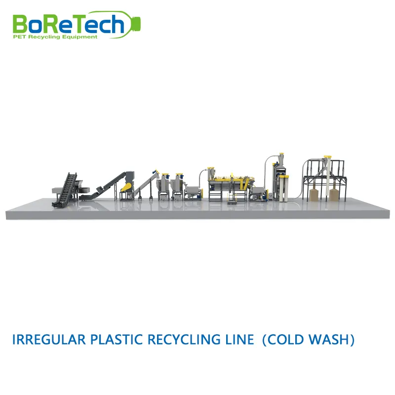 Irregular Plastic Cold Washing Recycling Equipment