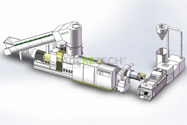 Larger Filter Area Non-Stop Screen Changer for Recycling Pelletizing Line