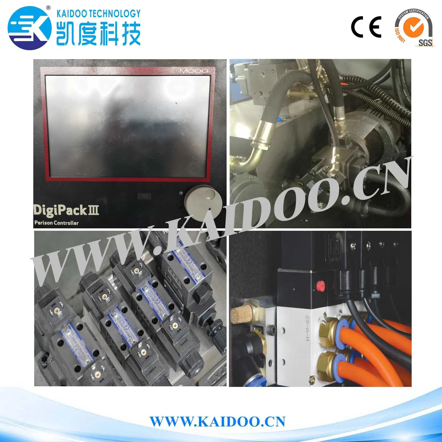 New 30L (Double station & Single head & Toggle clamping & servo motor & High buffer movement cylinder) Blow Moulding Machine / Blow Molding Machine