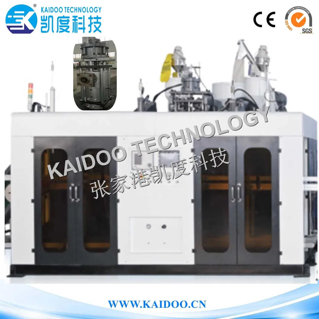 New 30L (Double station & Single head & Toggle clamping & servo motor & High buffer movement cylinder) Blow Moulding Machine / Blow Molding Machine