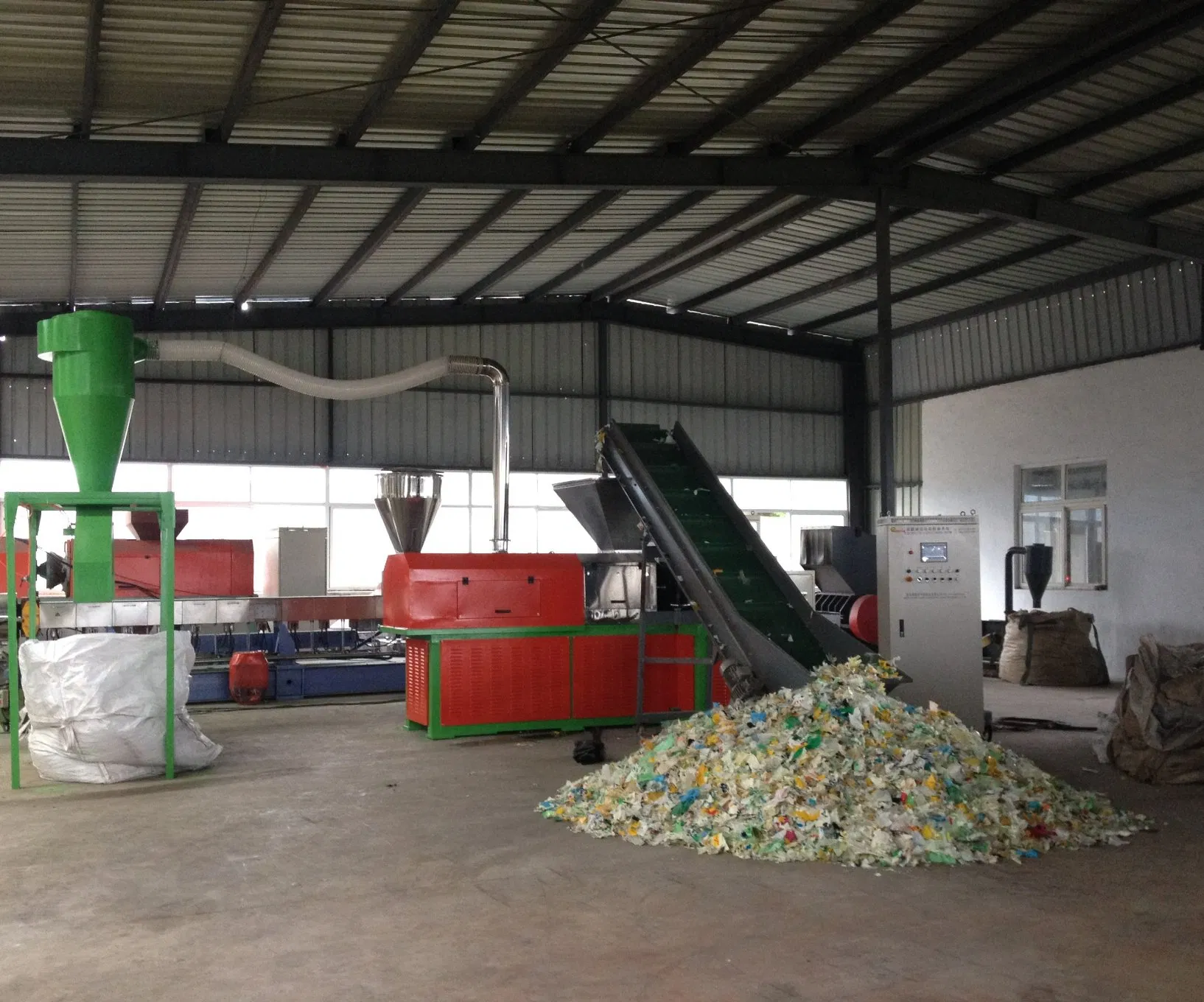 PE PP Film Washing Line / Plastic Recycling Line
