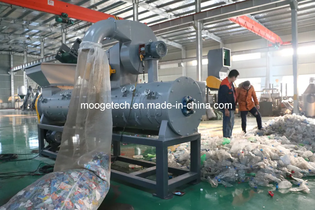 pet bottle label separator remover for plastic bottle recycling line