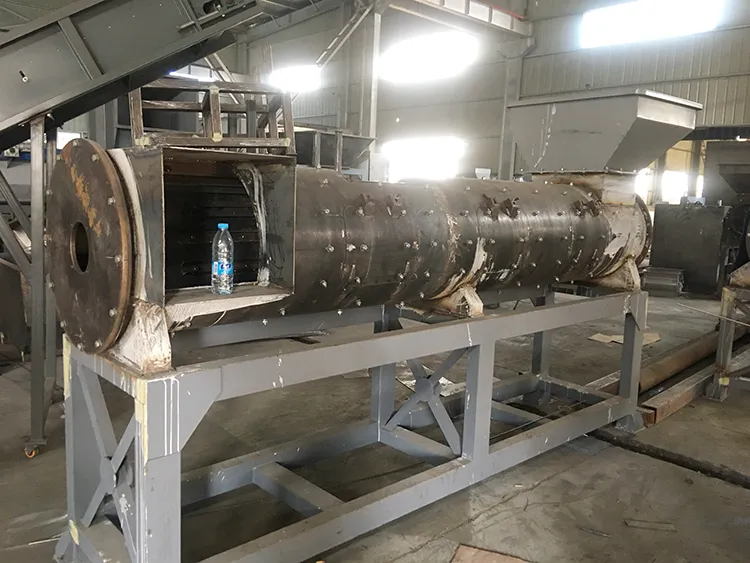 PET plastic bottle label removing / peeling / separating machine