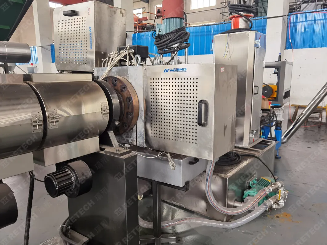 PLA Pbat Film Granulating Line Biodegradable Bag Pelletizing Machine