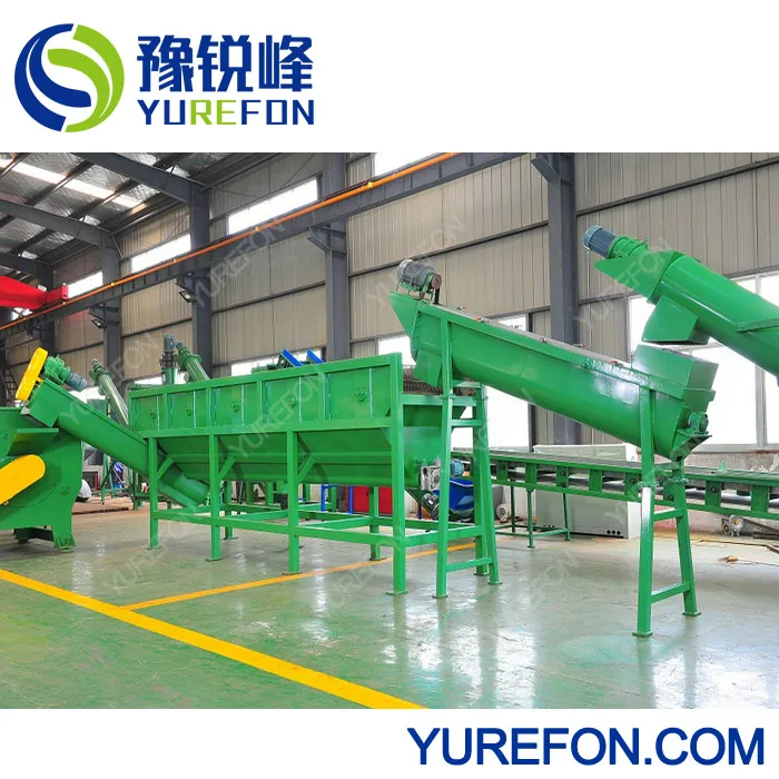 Plastic Agriculture Package Dirty Oil PP LDPE HDPE Film Recycling Washing Line