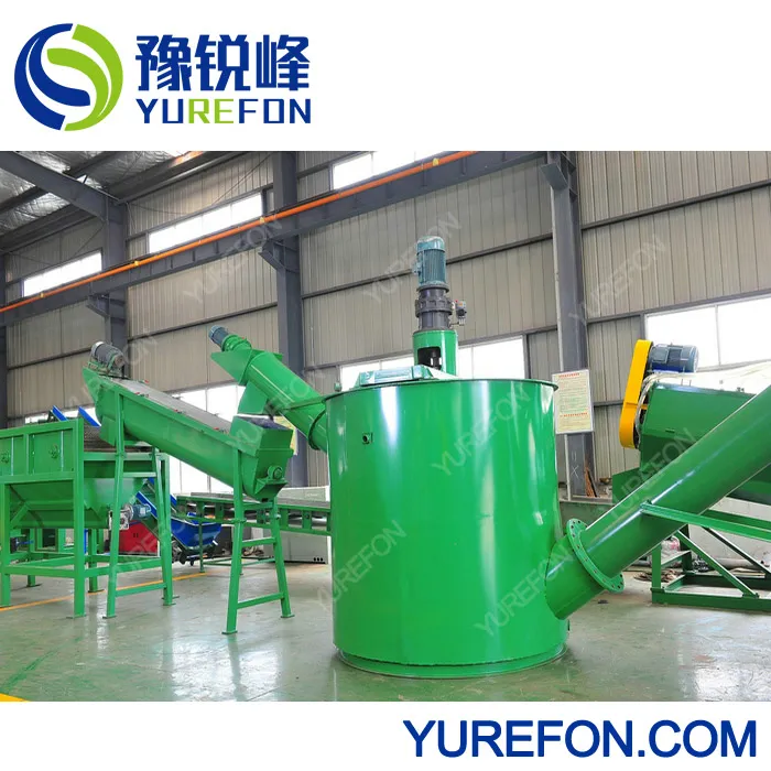 Plastic Agriculture Package Dirty Oil PP LDPE HDPE Film Recycling Washing Line