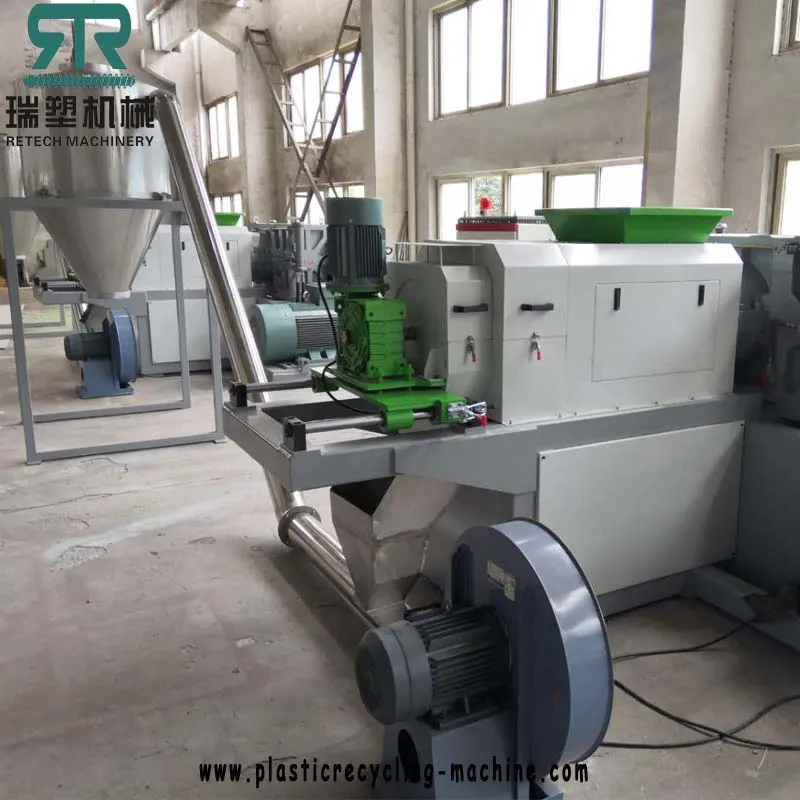 Plastic Cleaning Film Recycle Squeezer Automatic for PP PE Washing Line in Low Humidity