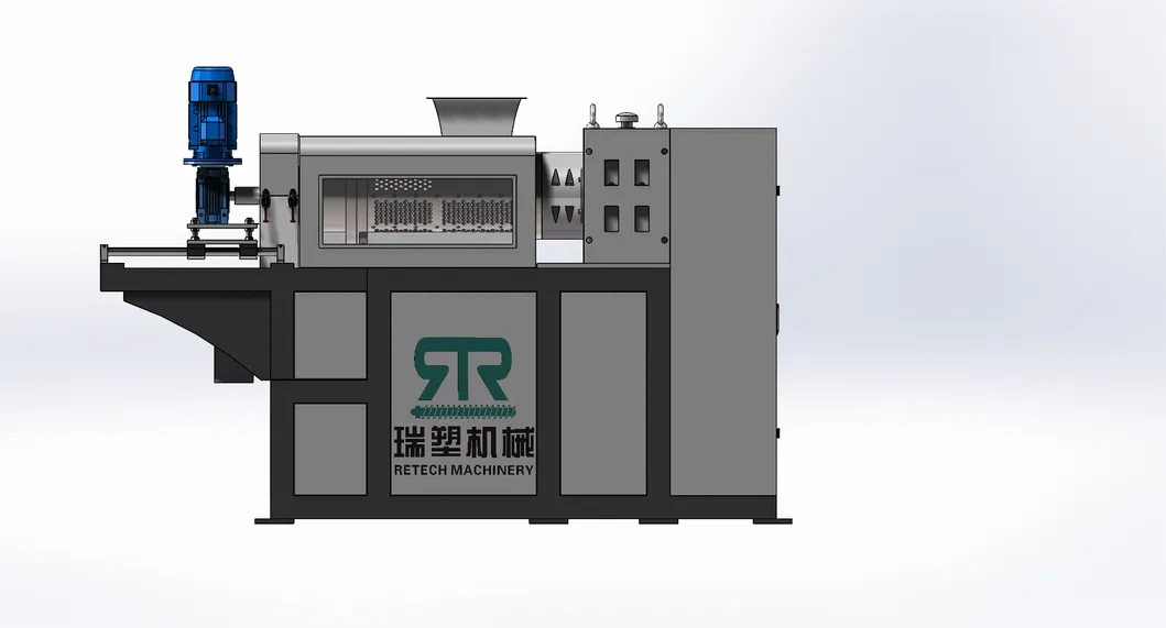 Plastic Cleaning Film Recycle Squeezer Automatic for PP PE Washing Line in Low Humidity