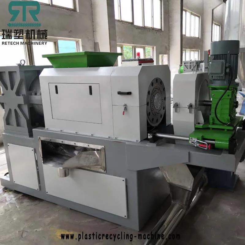 Plastic Cleaning Film Recycle Squeezer Automatic for PP PE Washing Line in Low Humidity