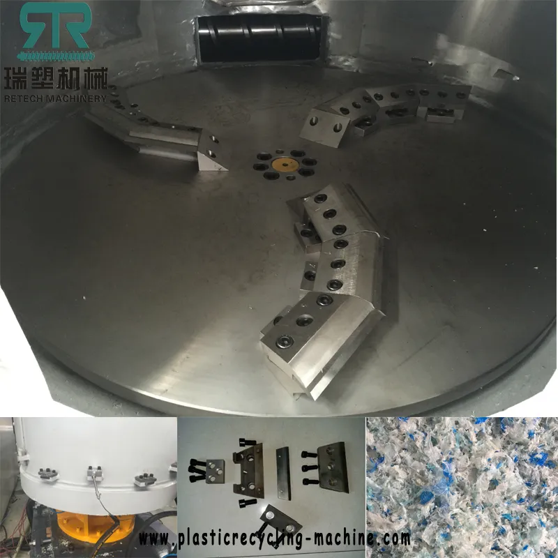Plastic Offcut HDPE LDPE LLDPE Bag Film Compactor Pelletizing Recycling Line/Plant