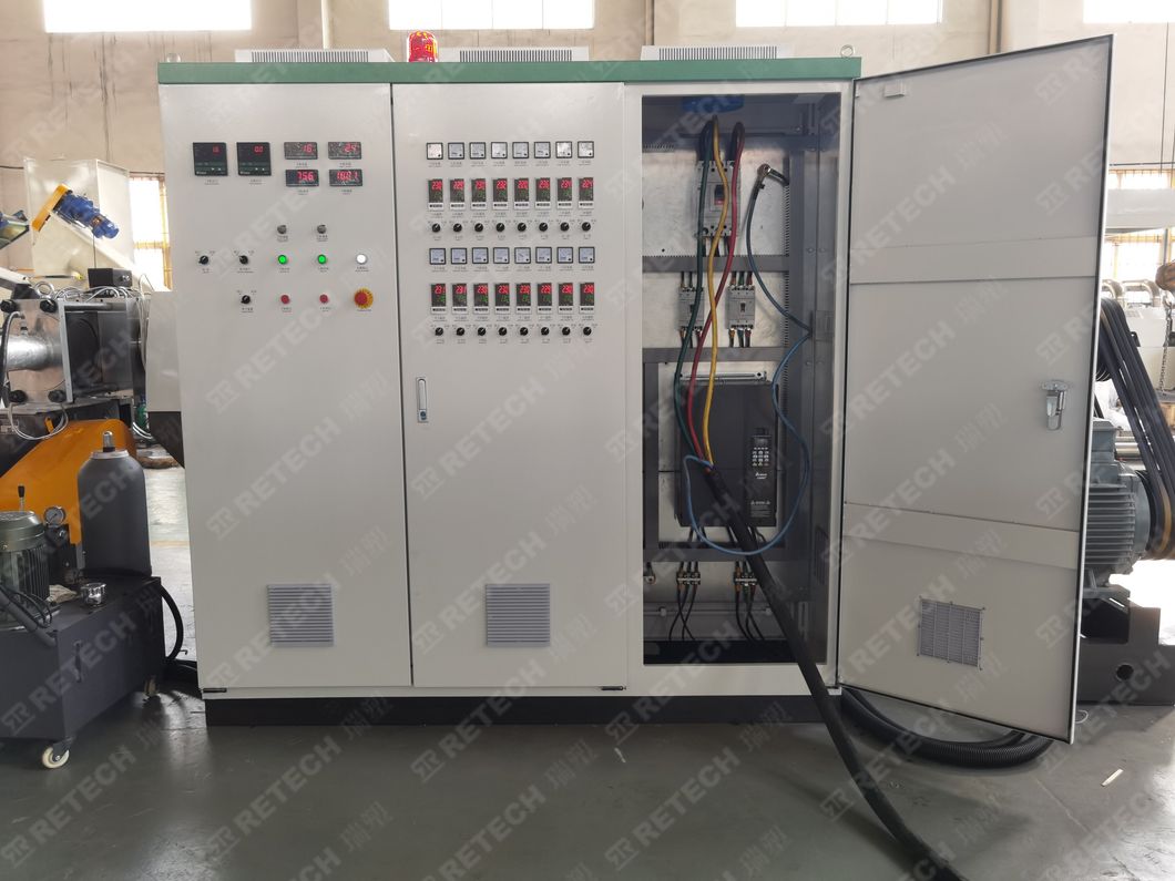 Plastic PP PE HDPE LDPE Film Squeezing Dewatering Strand Pelletizing Machine