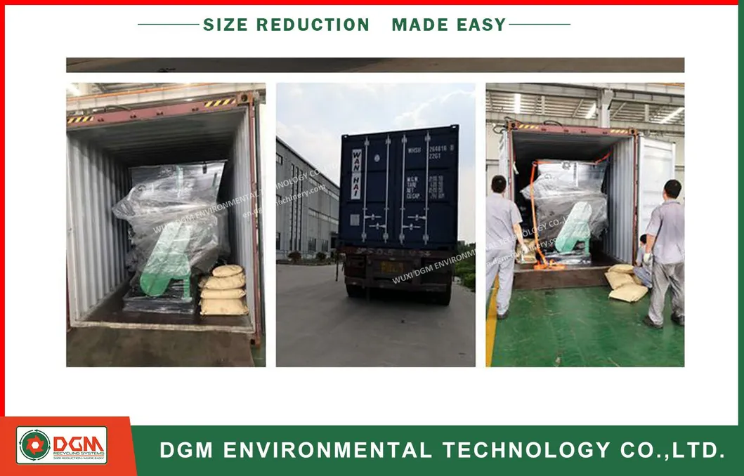 Powerful Pipe Recycling Plant to Shred Large Tube Into Plastic Granules