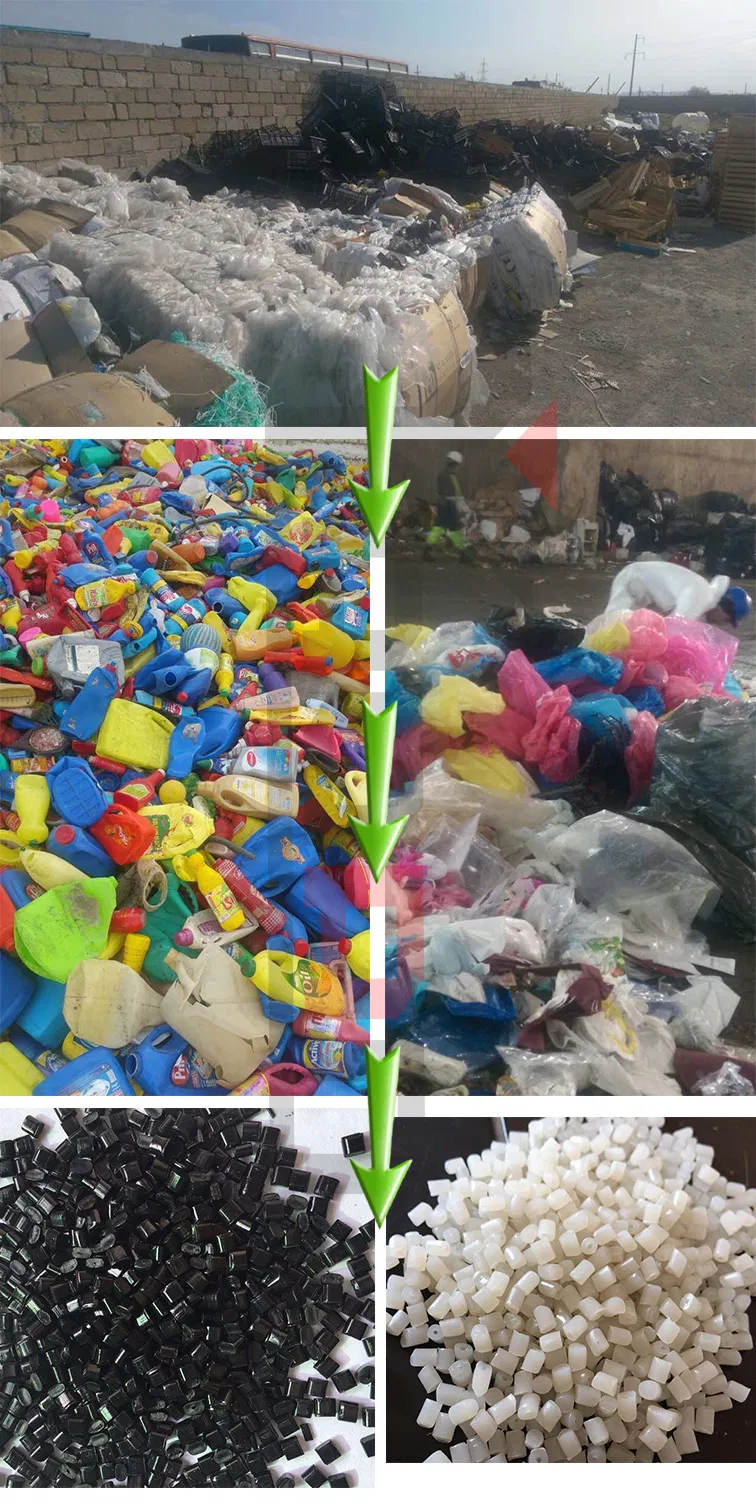 PP/PE/PC/ABS/PA/Pet Single Screw Plastic Recycling Pelletizing Granulating Machine