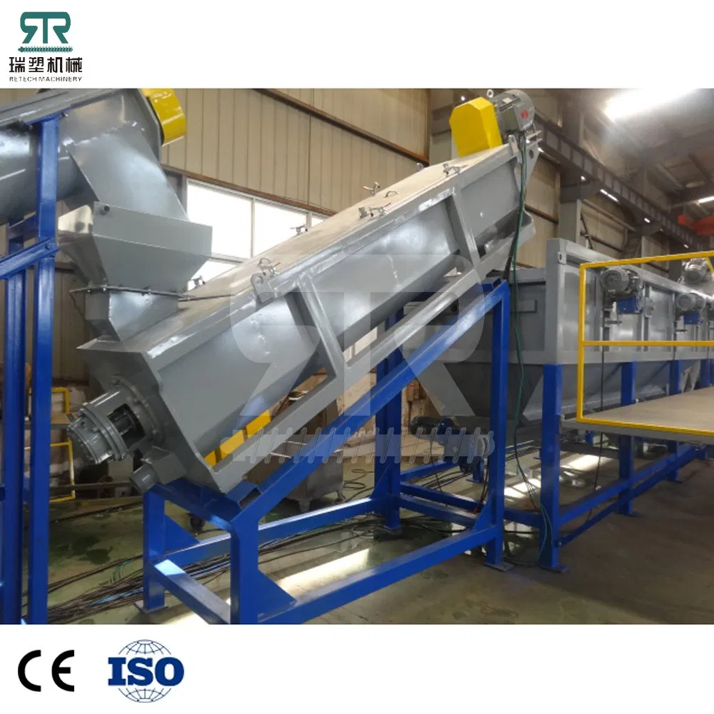 Retech Waste Plastic PP PE HDPE Bottle and Barrel Recycling Crushing Washing Machine