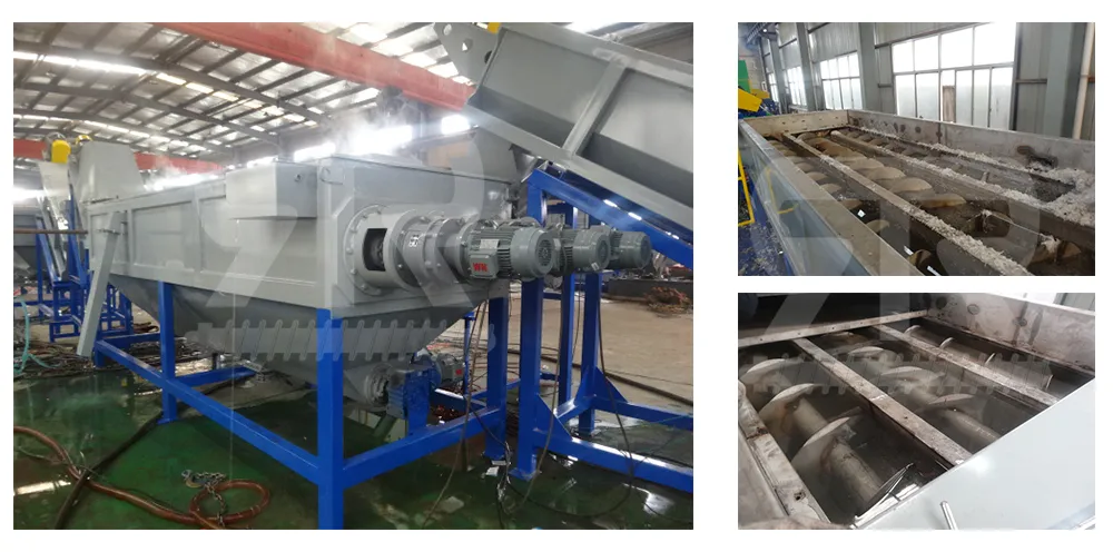Retech Waste Plastic PP PE HDPE Bottle and Barrel Recycling Crushing Washing Machine