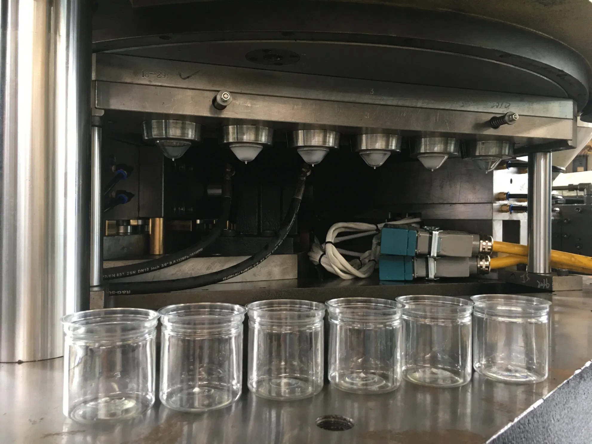 Single Stage Wide Mouth Pet Jar Blowing Machine