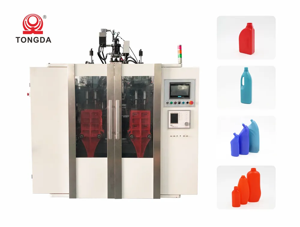 Tongda Htsll-2L Carefully Crafted Fully Automatic HDPE Plastic Drum Making Machine with Reliable Performance