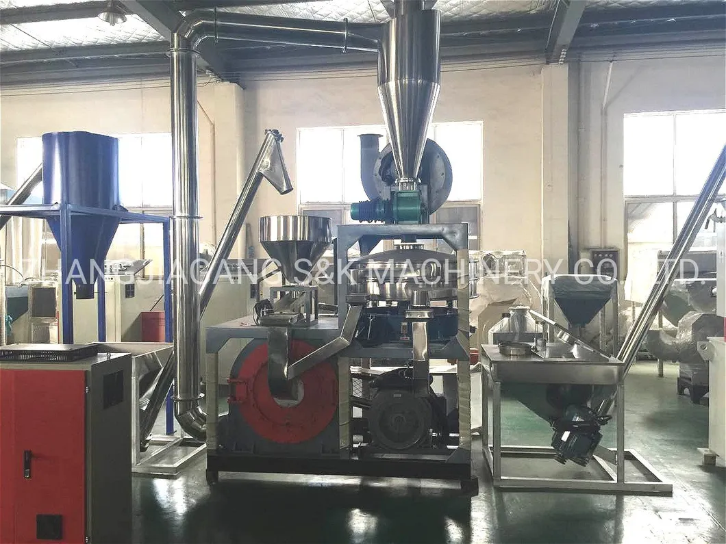 Waste Flakes Chips Regrind Film Plastic Pipe Bottle Pulverizer Machinery Manufacturer