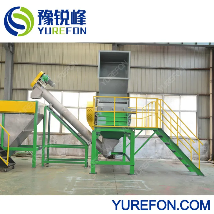 Waste Plastic Pet Bottle Crusher Machine